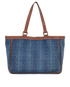 Interlocking GG Denim Tote, back view